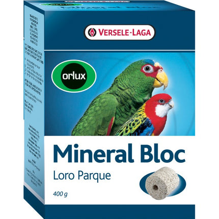 Orlux Mineral Bloc Loro Parque 400g - kostka mineralna dla dużych i średnich papug