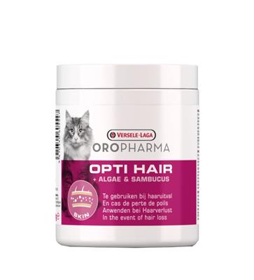 Oropharma Opti Hair 130g - preparat przeciw nadmiernemu wypadaniu sierści dla kotów