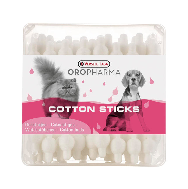 Oropharma Cotton Sticks 56 sztuk- patyczki do czyszczenia uszu dla psów