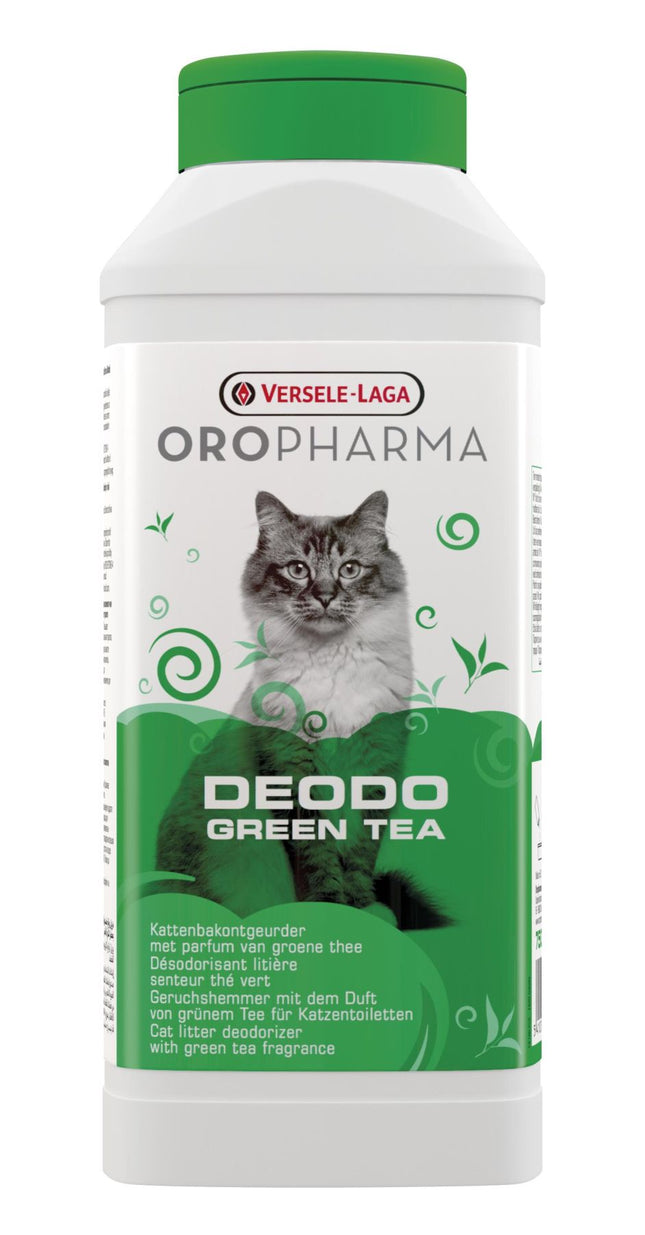 Oropharma Deodo Green Tea 750g - dezodorant do kuwet o zapachy zielonej herbaty