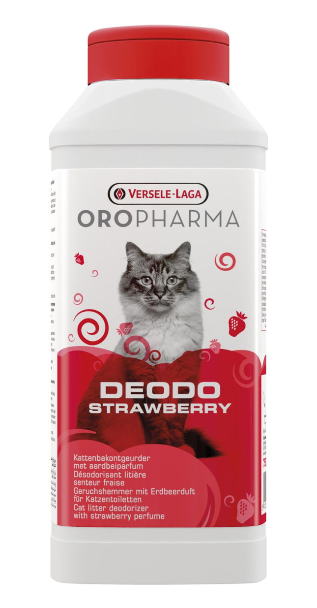 Oropharma Deodo Strawberry 750g - truskawkowy dezodorant do kuwet