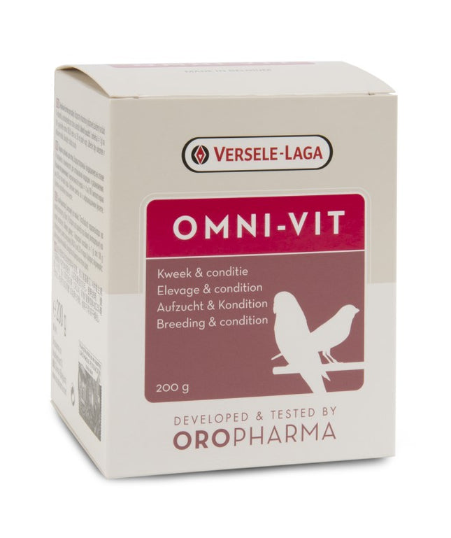 Oropharma Omni-vit 200g - preparat na poprawe kondycji dla ptaków
