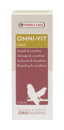 Oropharma Omni-vit Liquid 30ml - preparat witaminowy na kondycję dla ptaków