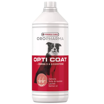 Oropharma Opti Coat 1l - olej z lososia, omega-3 & B-karoten
