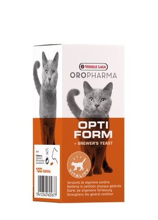 Oropharma Opti Form Cat 100 tabletek - tabletki drożdżowe dla kotów
