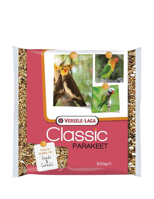 Parakeet Classic 500g - pokarm dla średnich papug / nimfy, nierozłączki../