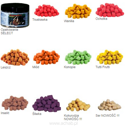 Pellet haczykowy 8mm Stil Select SMAK WANILIA