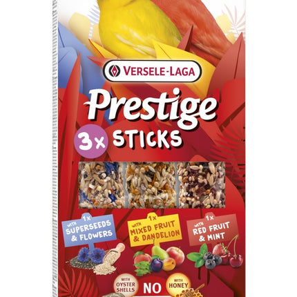 Prestige Sticks Canaries Triple Variety Pack 90g - mix 3 kolb dla kanarków