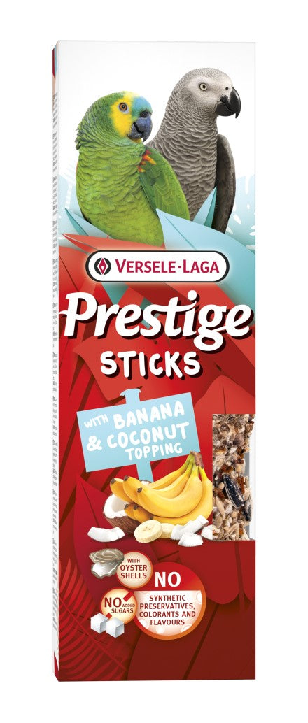 Prestige Sticks Parrots with Vegetables & Dandelion 140g - kolby z warzywami i mniszkiem lekarskim dla dużych papug