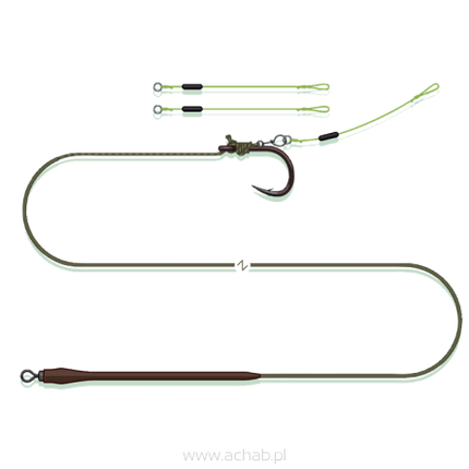 QUICK CHANGE PELLET RIG 70CM 0.90MM/1.35MM #3/0