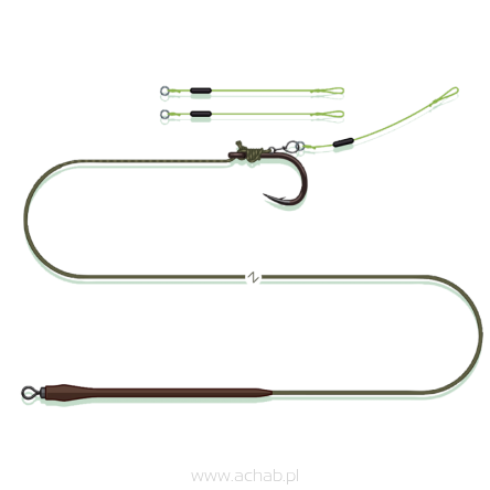 QUICK CHANGE PELLET RIG 70CM 0.90MM/1.35MM #3/0