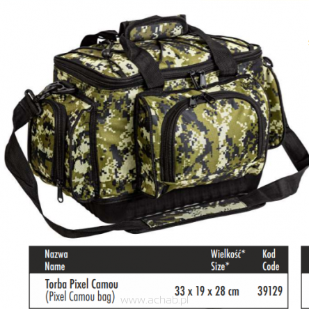Torba Pixel Camou Traper 33 x 19 x 28 cm