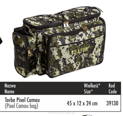 Torba Pixel Camou Traper 45 x 12 x 24 cm