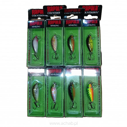 Woblery Rapala Countdown 2,5cm BOX 24 pcs MIX