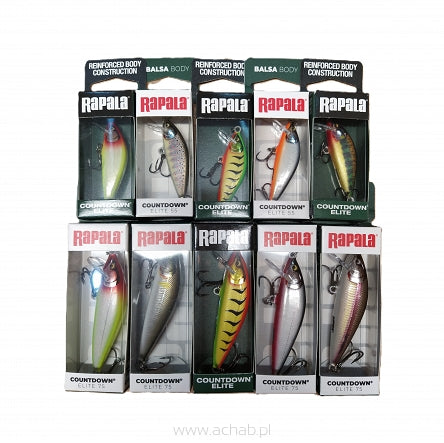 Woblery Rapala Countdown Elite Balsa 5,5cm i 7,5cm BOX 30 pcs