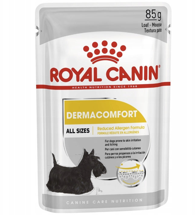 KARMA ROYAL CANIN DERMACOMFORT 12X85G PASZTET