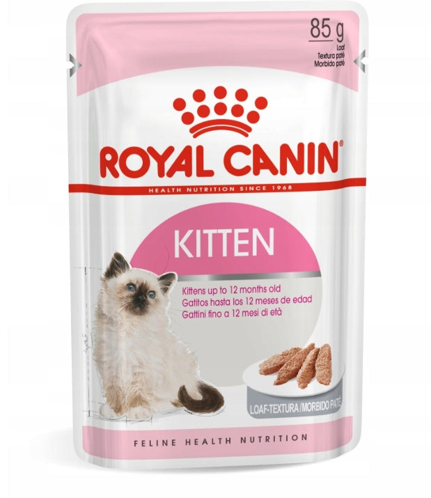 Royal Canin Kitten pasztet 12x85g mokra karma dla kociąt - pakiet 1,02kg