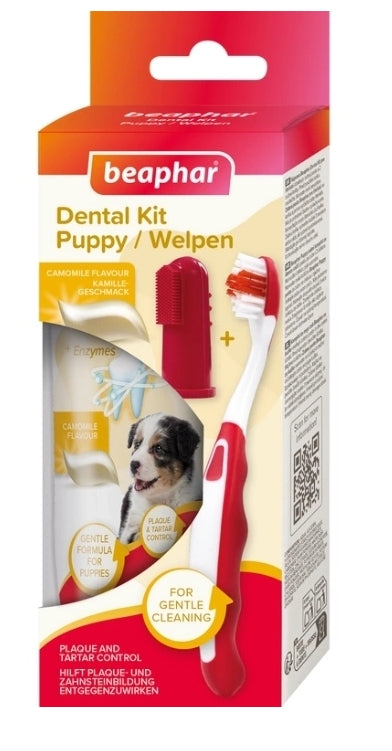 Beaphar Puppy Dental Kit Zestaw Do Zębów Dla Szczeniąt 50g