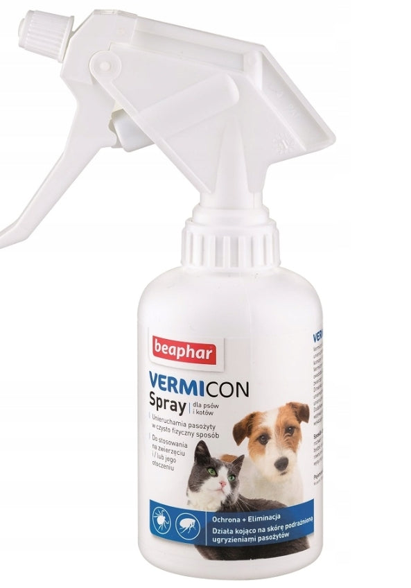 Beaphar Vermicon spray przeciw pasożytom 250 ml