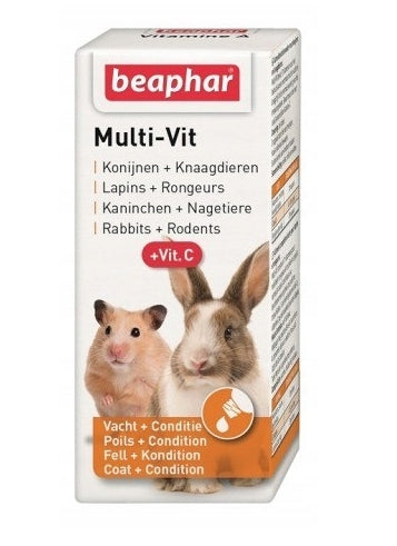 Beaphar preparat witaminowy dla gryzoni i małych zwierząt 20ml