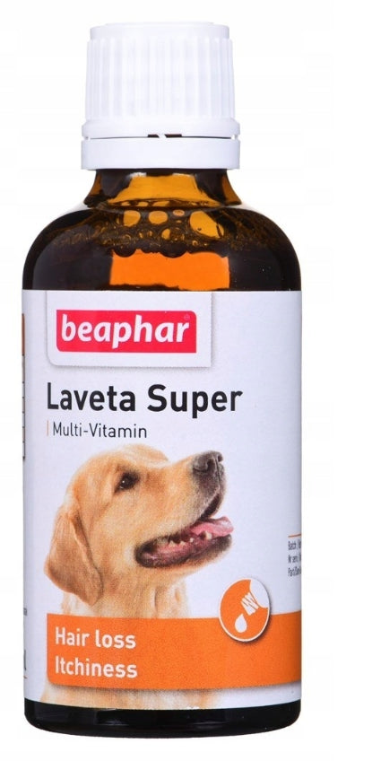Suplement dla psa Beaphar płyn 50 ml na wypadanie sierści i łupież