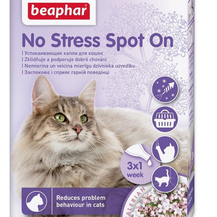 BEAPHAR Calming Spot On krople uspokajające dla kota 3x0.4ml
