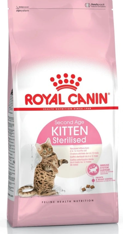 Royal Canin karma sucha kitten sterilised 6-12 miesiecy 0,4 kg