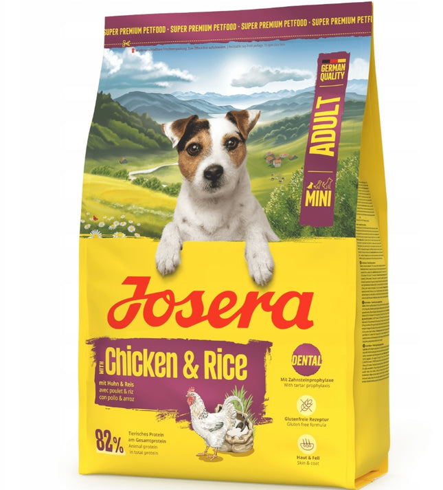 Josera Mini Adult Chicken&Rice 900g Karma Dla Psów Małych Ras