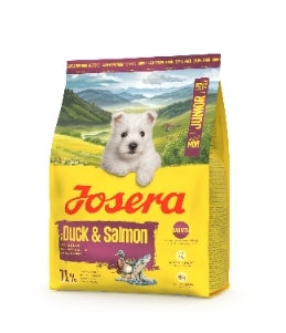 Karma sucha Josera wysokobiałkowa dla szczeniąt rasy małej kaczka 900 g