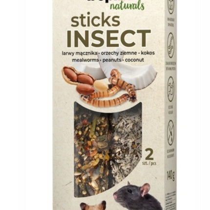Tropifit Naturals sticks insect kolba dla gryzoni chomik szczur mysz 140g