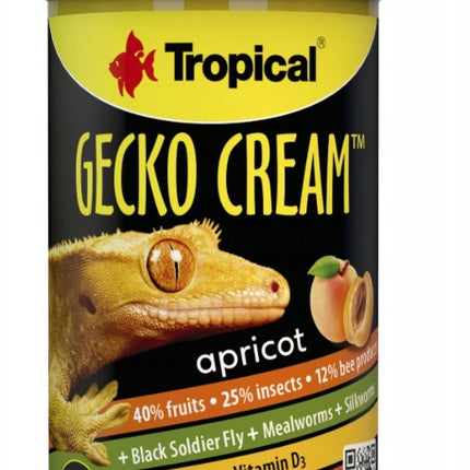 TROPICAL GECKO CREAM APRICO karma dla gekona orzęsionego z morelą 100ml