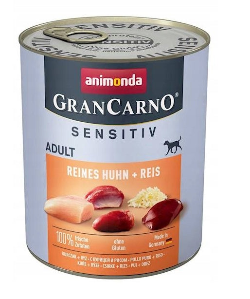 Animonda GranCarno 800g Sensitiv Kurczak ryż