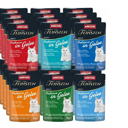 Mokra karma dla kotów Animonda saszetka 85 g mix smaków zestaw 24 szt.