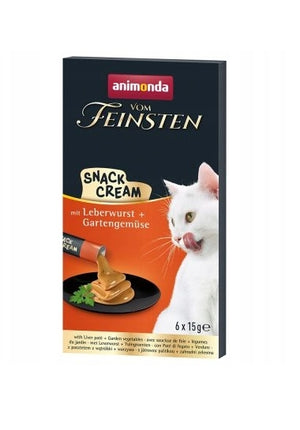 Animonda Snack Cream pasta przysmak dla kota 6x15g z wątróbką i warzywami