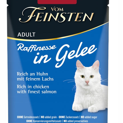 Animonda Vom Feinsten karma dla kota Kurczak z Łososiem w galarecie 85g