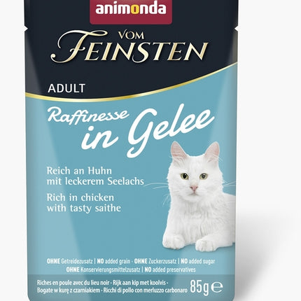 Karma mokra dla kota Animonda Vom Feinsten Raffinesse kurczak ryba 85g