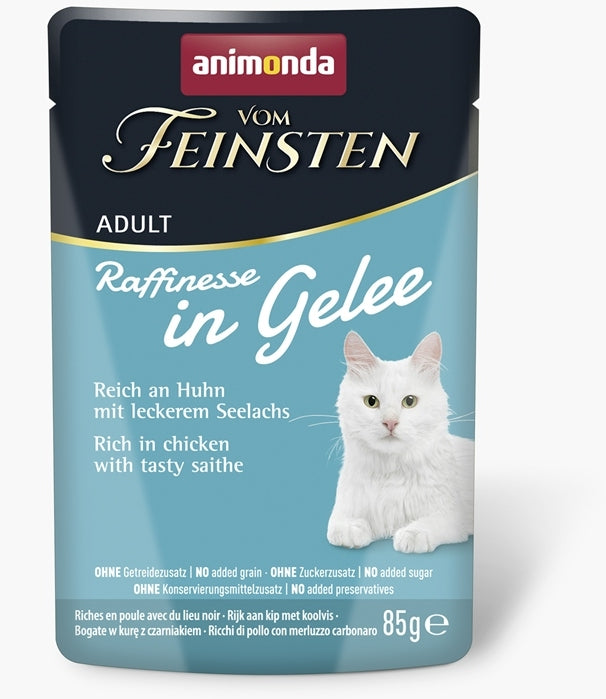 Karma mokra dla kota Animonda Vom Feinsten Raffinesse kurczak ryba 85g