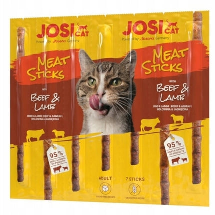 Josera JosiCat Meat Sticks pałeczki z wołowiną i jagnięciną dla kota 35g