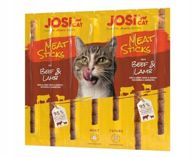 Josera JosiCat Meat Sticks pałeczki z wołowiną i jagnięciną dla kota 35g