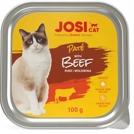 Josera JosiCat Pâté karma dla kota tacka 100g - pasztet z wołowiną