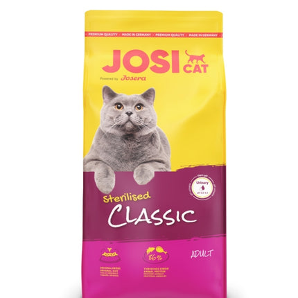 Josera CAT Adult Josicat Classic Sterilised karma sucha op. 18kg