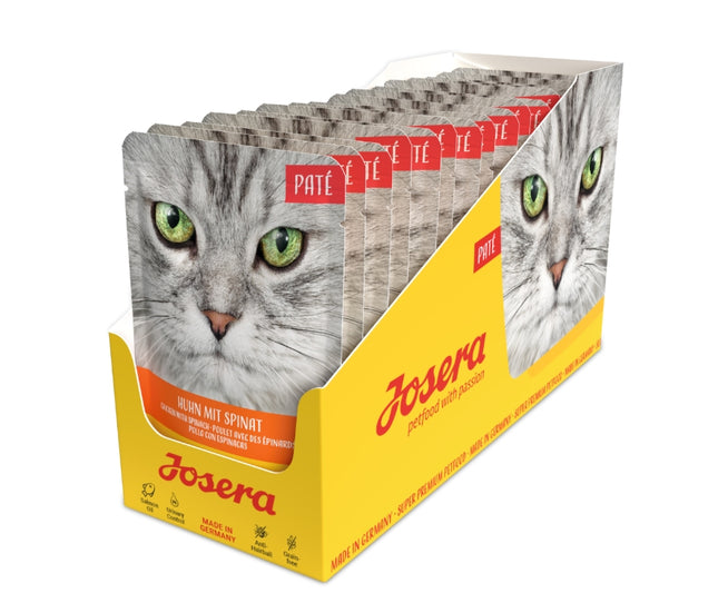 JOSERA Pate Karma dla kota kurczak szpinak 85g
