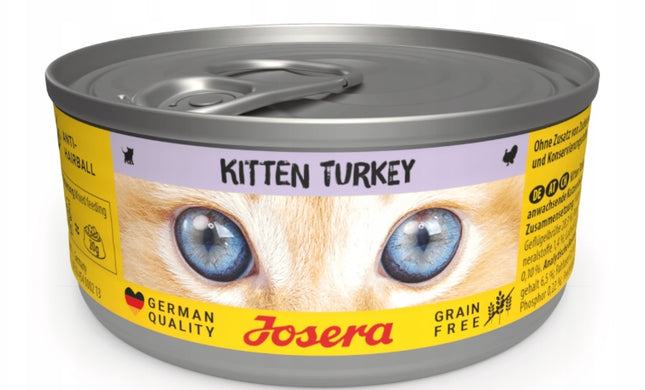 Josera Kitten Turkey bezzbożowa mokra karma dla kota kociąt z indykiem 85g