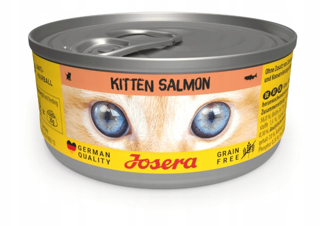 Josera Kitten Salmon - bezzbożowa mokra karma dla kota 85g