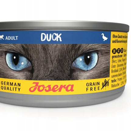 Josera Duck bezzbożowa mokra karma z kaczką dla kota 85g