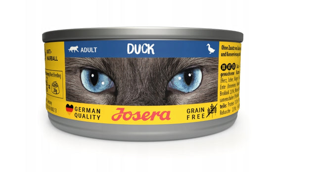Josera Duck bezzbożowa mokra karma z kaczką dla kota 85g