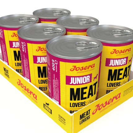 Josera Meat Lovers Pure Beef 6x400g Monobiałkowa Karma Szczenięta Wołowina