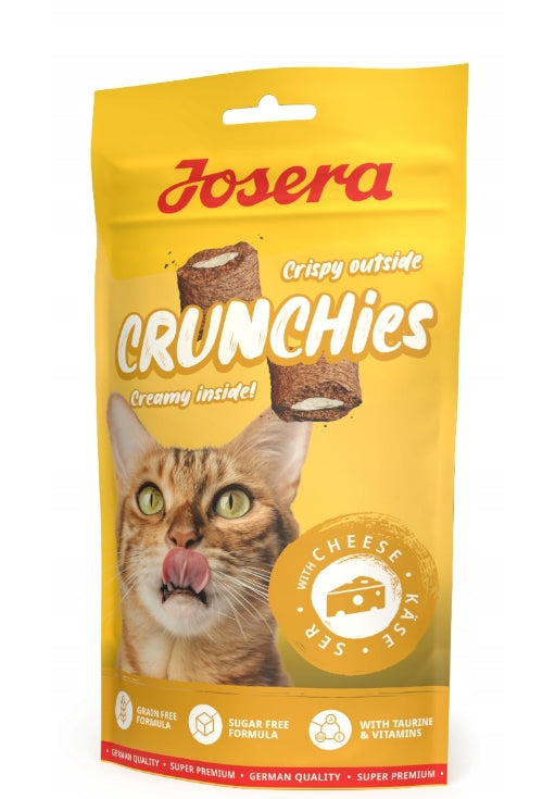 JOSERA Crunchies with Cheese chrupiące przysmaki z serem dla kotów 60g