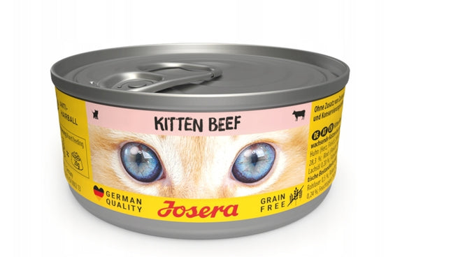 Josera Kitten Beef mokra karma dla kociąt z wołowiną puszka 200 g