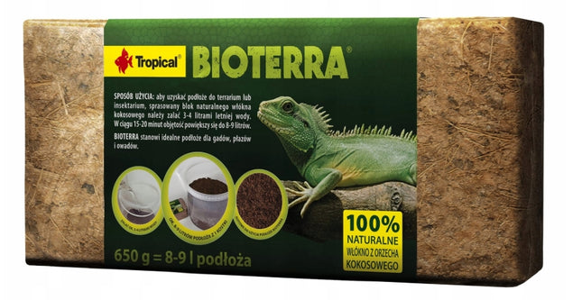 Podłoże dla gadów, płazów i owadów Tropical Bioterra 650 g